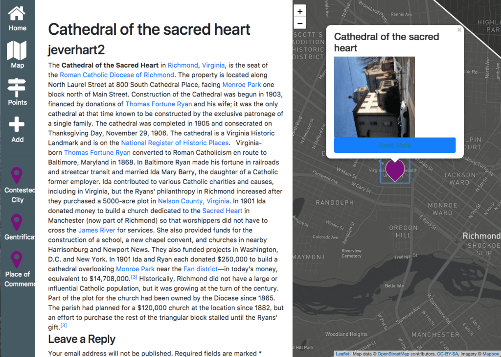 research details map application