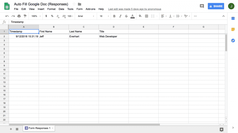 Auto Fill a Google Doc from a Google Form Submission - Jeff Everhart ...