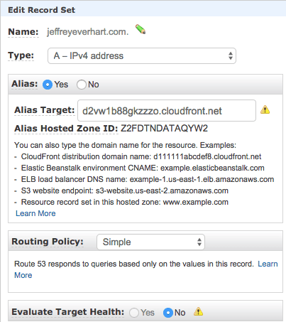 updating dns records in route 53