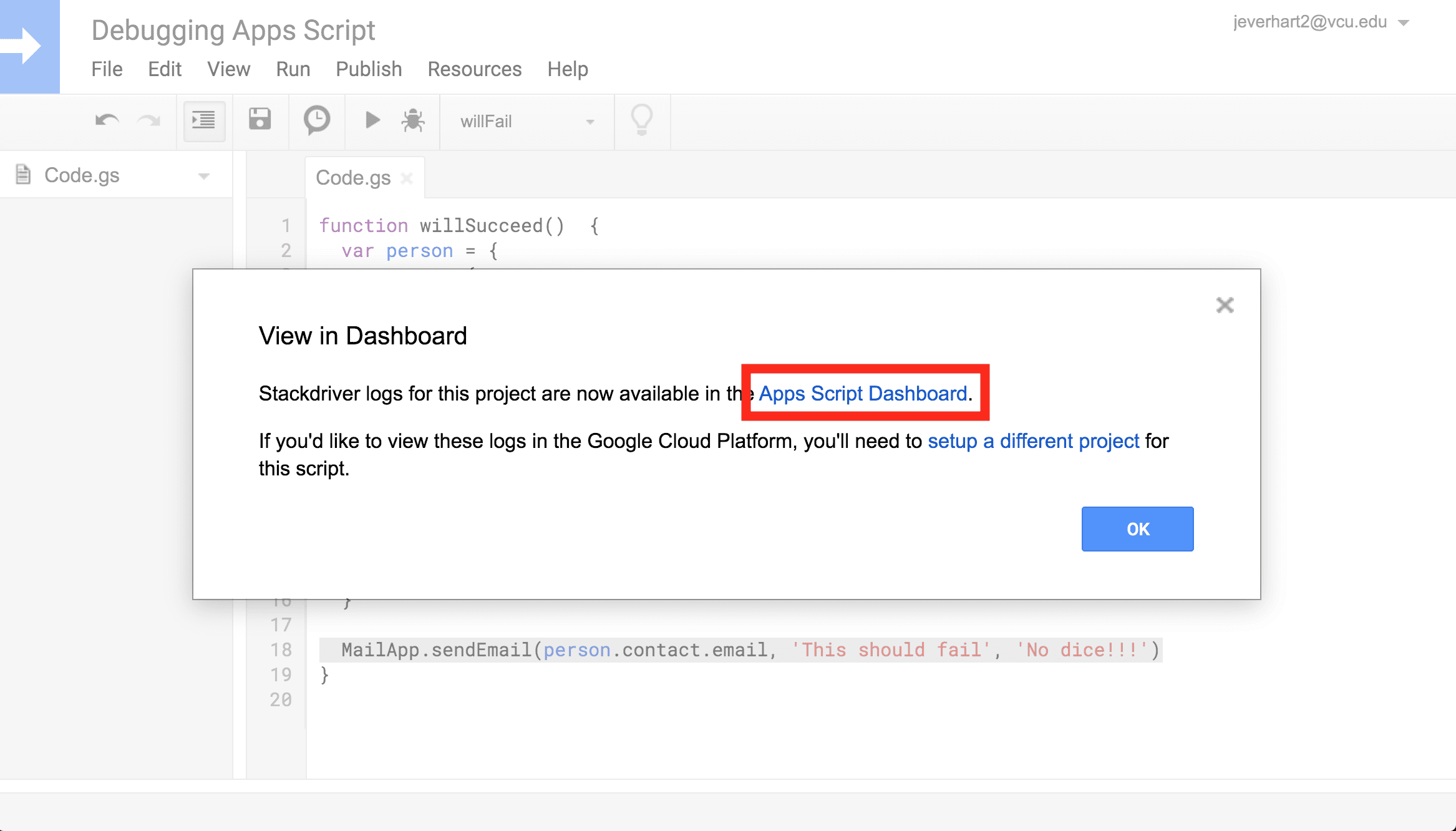 Debugging in Google Apps Script - Jeff Everhart Jeff Everhart